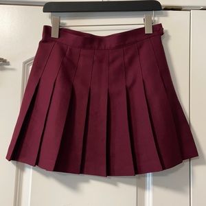 American Apparel Pleated mini skirt
